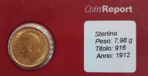 Sterlina oro giorgio - giorgio, v