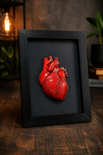 Quadretto cuore anatomico - quadretto, 3d