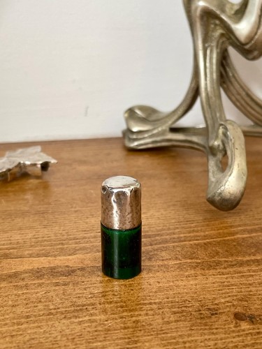 Antique miniature green salts - miniature,