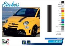 Fasce adesive cofano fiat 500 - cofano,