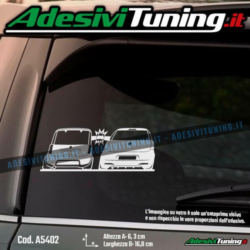 Adesivo respect fiat panda - adesivo,