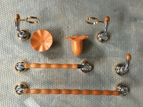 Set pezzi accessori bagno - 5,