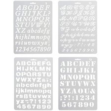 stencil lettere numeri