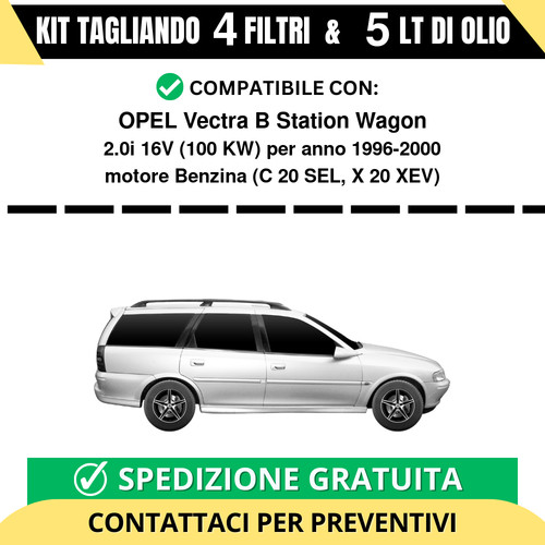 Tagliando per opel - per, vectra