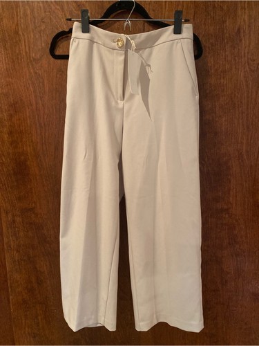 Nwt zara cream trousers - zara,