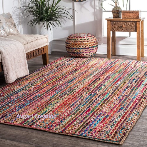 Tappeto juta cotone - cotone, naturale