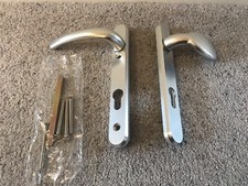 Hoppe Tokyo Maniglia porta/pad leva multipunto uPVC 92mm argento