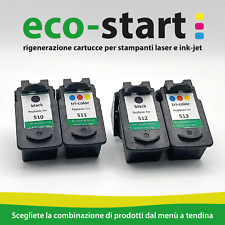 Cartucce Canon PG-510/511 - CL-512/513 (nero, colore e alta capacità)