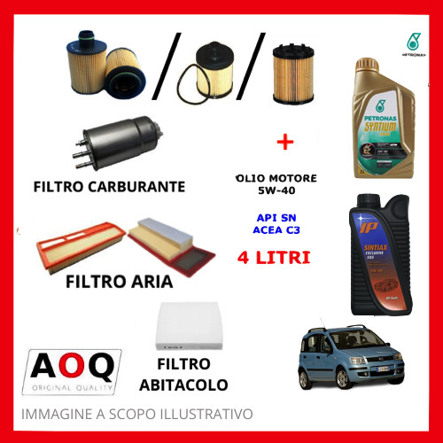 Kit tagliando filtri fiat - filtri,