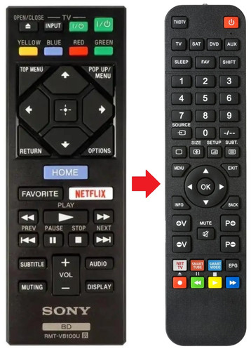 Telecomando adatto per sony - telecomando,
