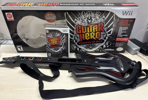 Nintendo wii guitar hero - guitar,