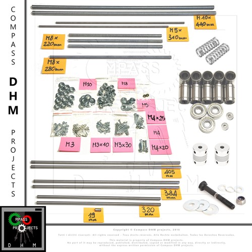 Hardware kit prusa barre - prusa, i3