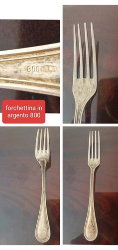 Forchetta argento 800 - forchetta, in