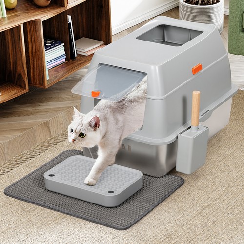 Lettiera per gatti - gatti, acciaio