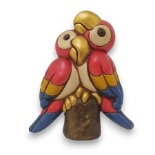 THUN THUN COPPIA PAPPAGALLI 2002 COLLEZIONE ARCA DI NOE