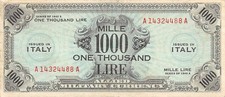 Italy  1000  Lire  Series of