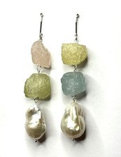 orecchini grandi morganite