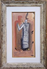 MARIO SIRONI 1940 TEMPERA SU