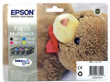 EPSON T0615 MULTIPACK ORIGINALE STYLUS D88/DX3800/DX3850/DX4250/DX4800/DX4850