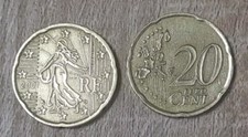 Moneta 20 Centesimi Francia