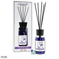 PROFUMO DIFFUSORE PER AMBIENTE 125 ML C/ BASTONCINI FRAGRANZA VIOLETTA TALCO