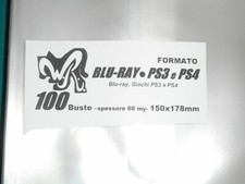 100 BUSTE WR "BLU-RAY - PS3 e