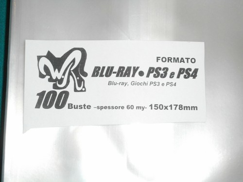 100 buste blu - 100, e