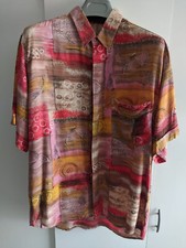 Camicia da uomo Multicolore estiva maniche corte Omaggio aTotò