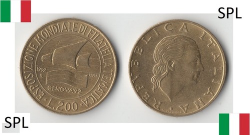 200 lire 1992 italia spl - 200,