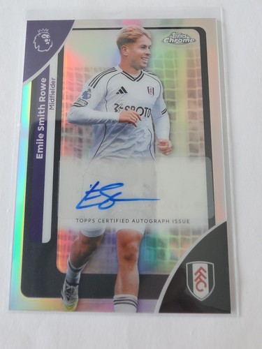Emile smith rowe topps chrome - emile,