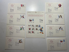 2019 Bollettino Illustrativo + Serie Buste FDC 85 Anni di Paperino