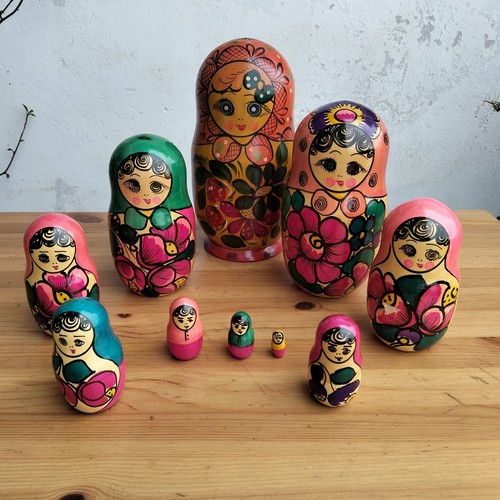Matrioska russa vintage legno