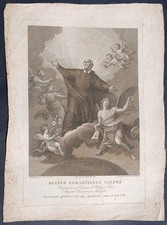 Stampa antica 1837 vincenzo