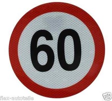 Targhetta segnale 60km - segnale, 60km/h