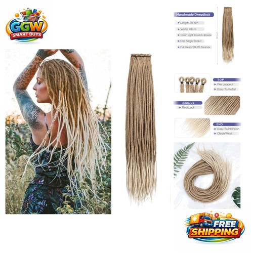 Long ombre brown dreadlock - ombre,