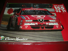ALFA ROMEO POSTER CORSE "ALFA ROMEO 155 V6 TI "CUORE SPORTIVO 48X68 OTTIME COND.