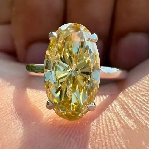 Anello lusso taglio ovale - anello,