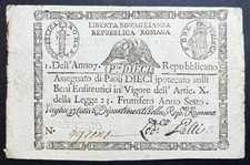 10 paoli repubblica romana