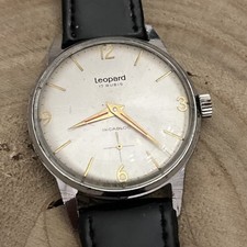 orologio carica manuale vintage Leopard