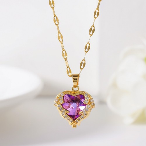Collana con ciondolo - , cuore