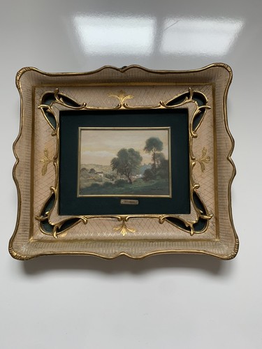Dipinto olio paesaggio vintage