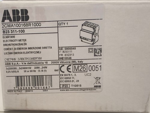 Contatore trifase abb - -,