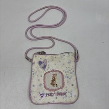 HOLLY HOBBIE Vintage italy borsa borsetta tracolla Anni 80 Rosa #13