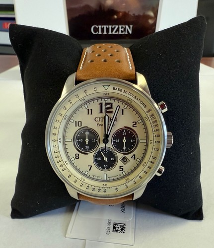 Citizen eco drive beige uomo - citizen, eco-drive