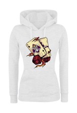 Felpa Donna & Bambin Cappuccio - poker piece one - Divertente Humor