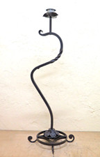 OLD WROUGHT IRON FLOOR READING