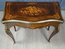 ?Stupenda Antica Consolle intarsiata Bronzi Dorati Napoleone III Parigi '800