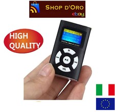 Lettore MP3 Musicale Con schermo Digitale LCD Mini Clip Supporto 32GB audio 