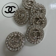 Bottoni argento chanel set - bottoni,