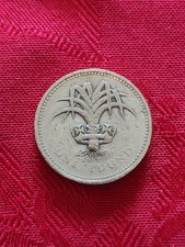 Moneta Sterlina Inglese 1985